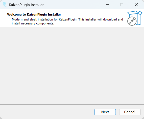 installer is downloaded