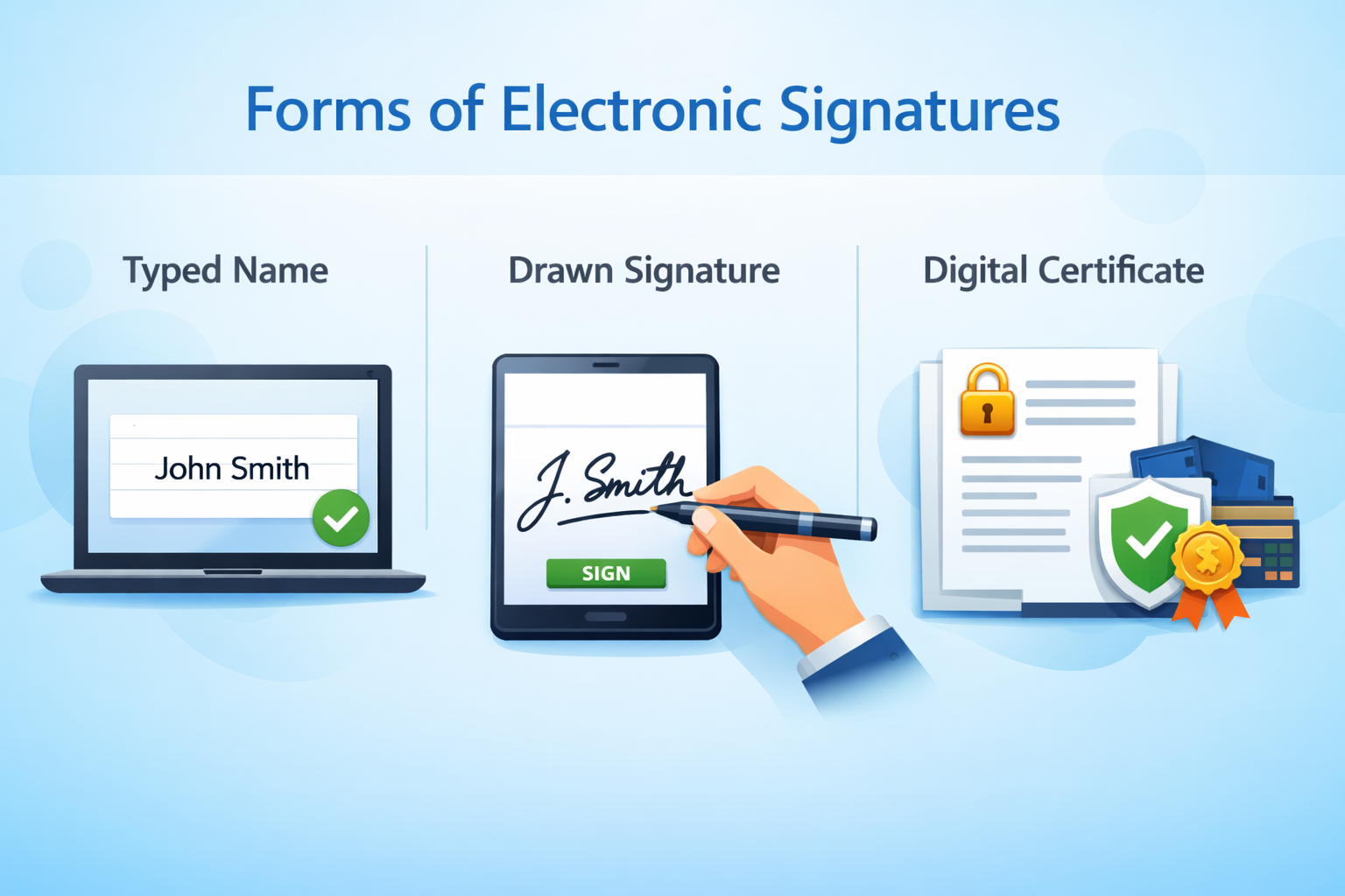 from of electronic signature