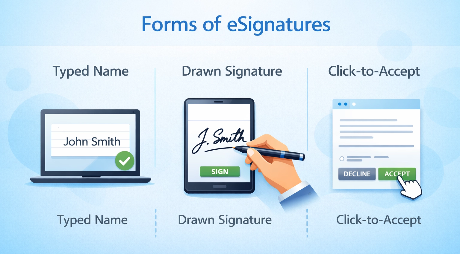 form of signature