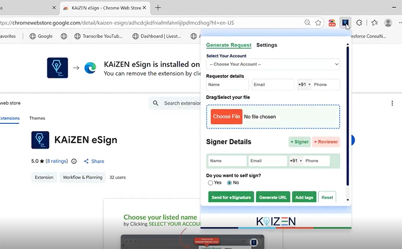 search edge extension