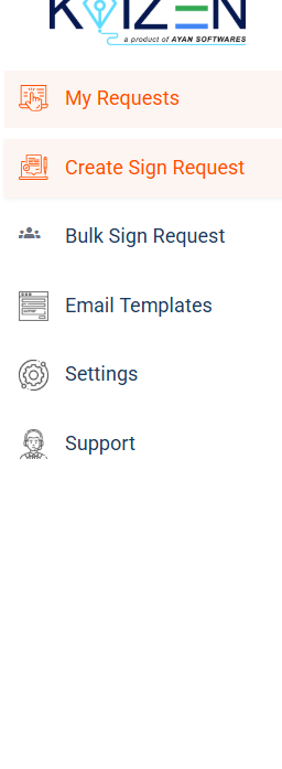 Create Sign Request