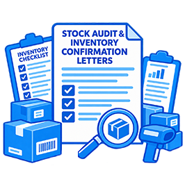 Stock Audit & Inventory Confirmation Letters