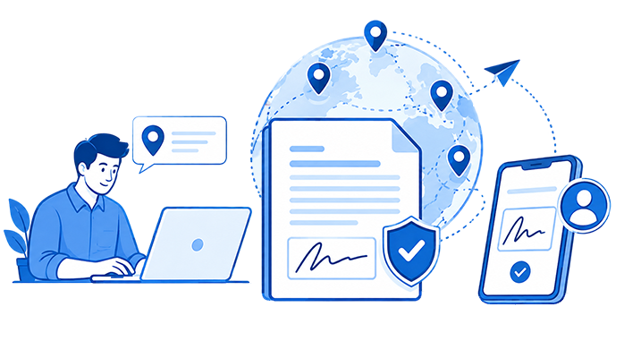 Real estate developer executing allotment letters and payment schedules digitally