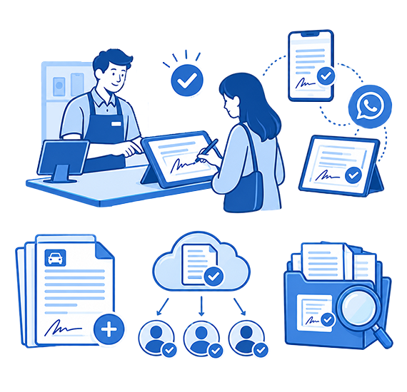 Point-of-Sale Customer Signing