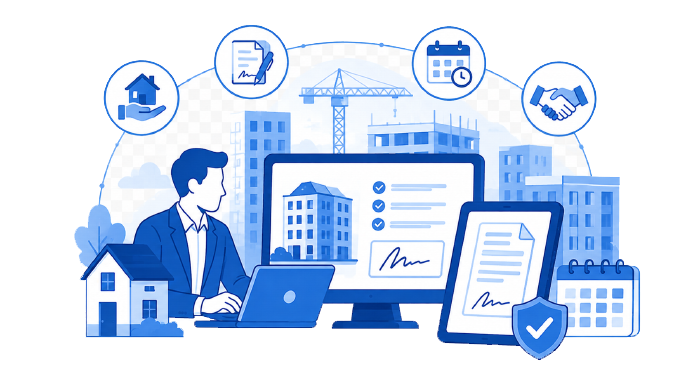 Real estate documents signed digitally with KAiZEN eSign